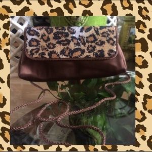 LA REGALE New handbag/ clutch brown